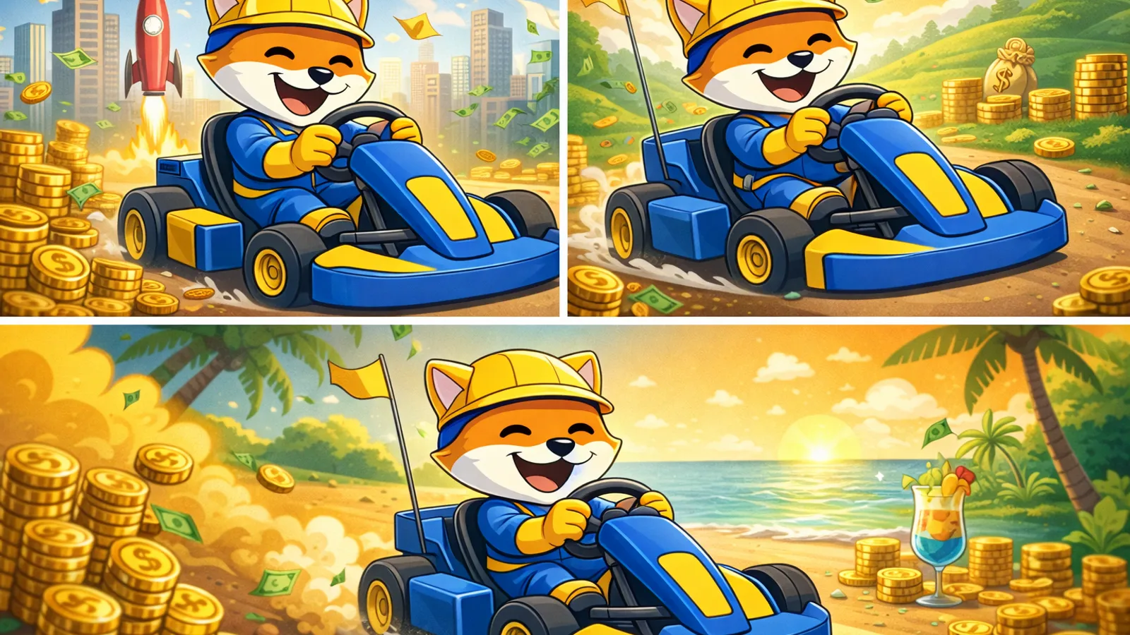 🎩 Meet Dog With Hat — The Stylish Underdog of Kart Rumble